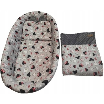 Wkładka do gondoli wózka z budka na zamek + materacyk usztywniana Jackmar