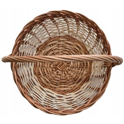 Koszyczek wielkanocny wiklinowy koszyk do święconki naturalny na Wielkanoc