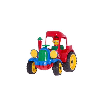 Traktor z przyczepą odpinaną klocki Play Blox zabawki dla dzieci Hemar