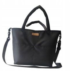 TORBA ORGANIZER DO WÓZKA Z PASKIEM DLA MAMY SPACEROWA BEŻOWA JACKMAR