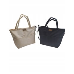 TORBA ORGANIZER DO WÓZKA Z PASKIEM DLA MAMY SPACEROWA CZARNA JACKMAR