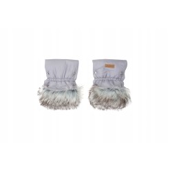 Futro na budkę do wózka +mufki z futerkiem +śpiworek na zimę Jackmar