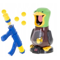 Zabawka Głodna Kaczka strzelanie do celu pistolet + kulki piankowe Prezent