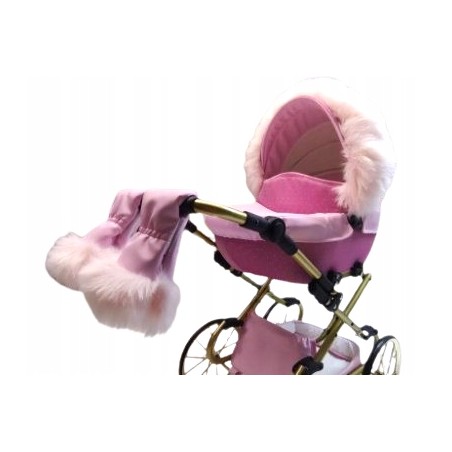 FUTERKO NA BUDKĘ DO WÓZKA DLA LALEK + RĘKAWICZKI JACKMAR