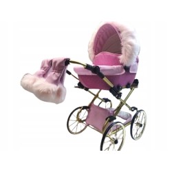 FUTERKO NA BUDKĘ DO WÓZKA DLA LALEK + RĘKAWICZKI JACKMAR