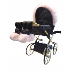 FUTERKO NA BUDKĘ DO WÓZKA DLA LALEK + RĘKAWICZKI JACKMAR