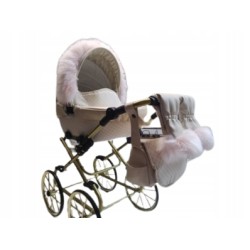 FUTERKO NA BUDKĘ DO WÓZKA DLA LALEK + RĘKAWICZKI JACKMAR