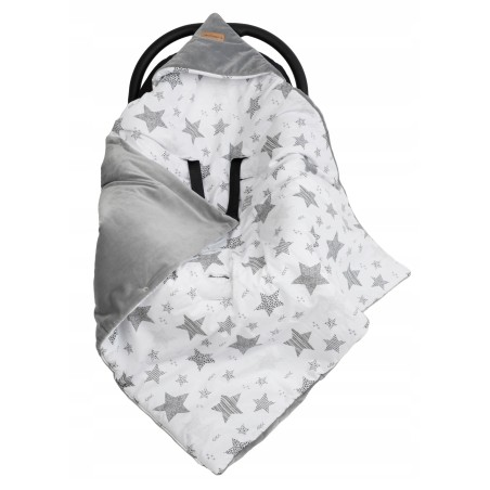 Otulacz do fotelika samochodowego wózka nosidełka kocyk bawełna Jackmar