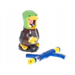 Zabawka Głodna Kaczka strzelanie do celu pistolet + kulki piankowe Prezent