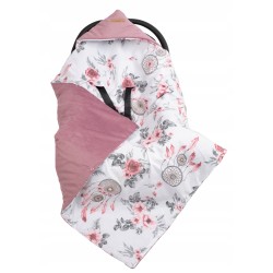 Otulacz do fotelika samochodowego wózka nosidełka kocyk bawełna Jackmar