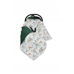 Otulacz do fotelika samochodowego wózka nosidełka kocyk bawełna Jackmar