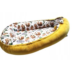 KOKON NIEMOWLĘCY KOJEC GNIAZDO BAWEŁNA VELVET REGULACJA SZNURKIEM JACKMAR