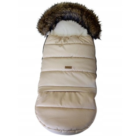 Śpiworek Regulowany z Futerkiem 3W1 Do Wózka Sanek JACKMAR