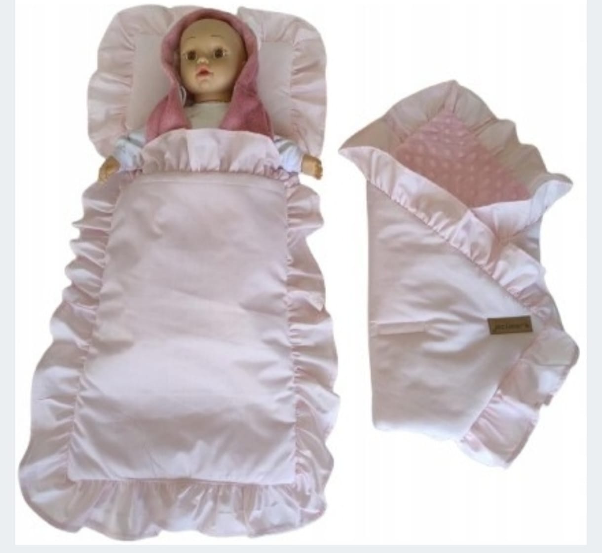 Pastelowa bawełniana pościel dziecięca z miękkimi poduszkami